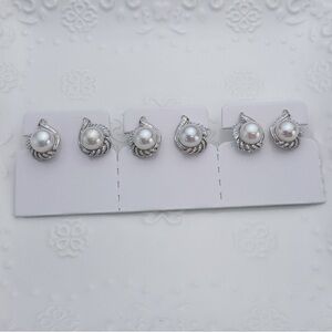 E58 S925 High Quality Freshwater Edison Pearl Earrings